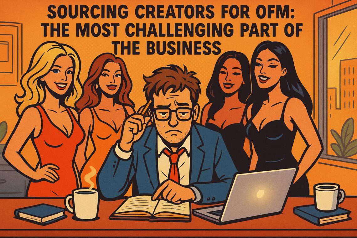 Sourcing Creators for OFM: The Most Challenging Part of the Business